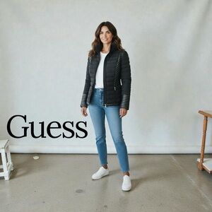 Guess Quilted Black Jacket